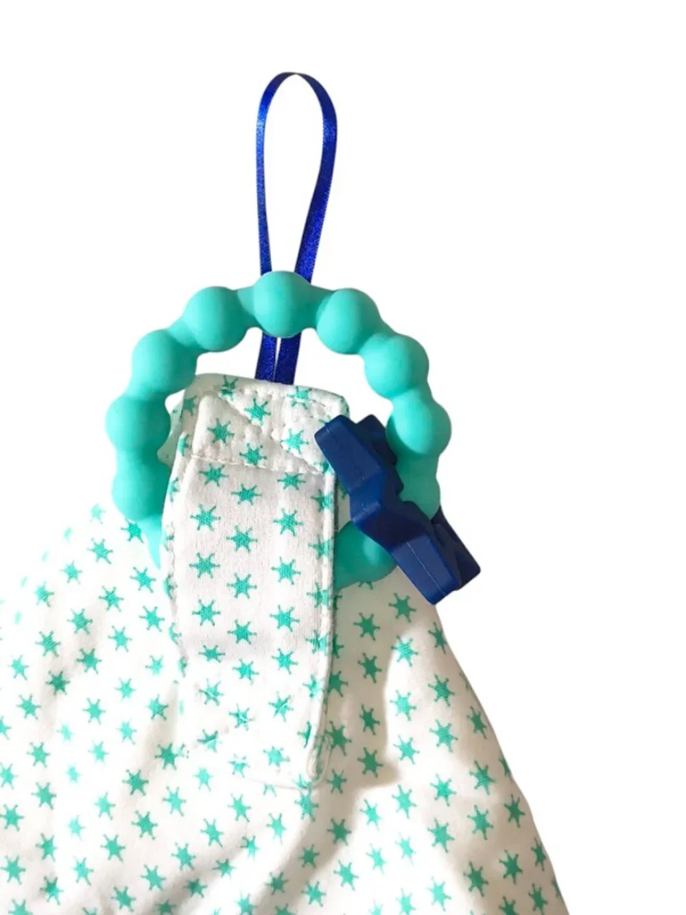 CB GO Star Teether Polka Dot Lovey Security Blanket 11
